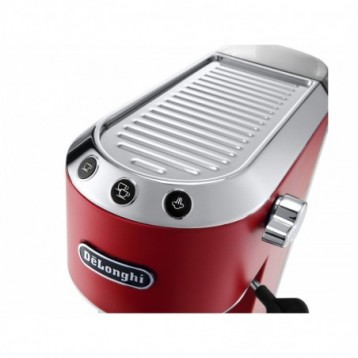 Ekspres kolbowy DeLonghi Dedica Style EC 685.R (1300W; kolor czerwony)