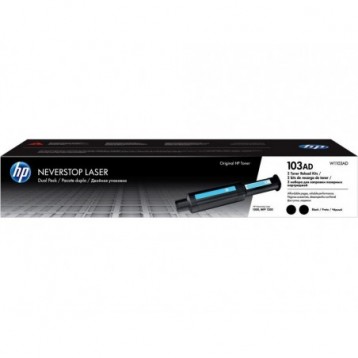 Toner HP 103AD Neverstop (W1103AD) Black (Zestaw do uzupełniania tonera) Dwupak Toner HP 103AD Neverstop (W1103AD) Black (Zestaw do uzupełniania tonera) Dwupak