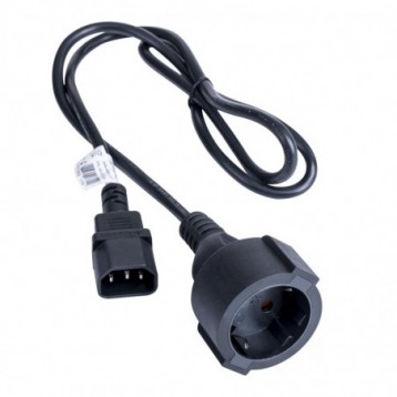 Kabel zasilający Akyga AK-PC-13A CCA CEE 7/3 / IEC C14 1 m Kabel zasilający Akyga AK-PC-13A CCA CEE 7/3 / IEC C14 1 m