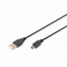 Kabel połączeniowy DIGITUS AK-300130-030-S USB2.0 Canon USB A/miniUSB B 3m