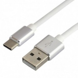 Kabel USB-C everActive CBS-1.5CW 1,5m biały