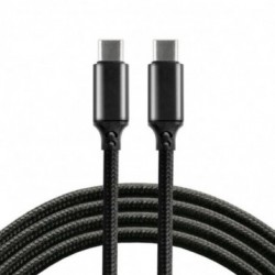 Kabel USB-C PD everActive CBB-1PD5 1m Power Delivery 5A z obsługą szybkiego ładowania 100W czarny