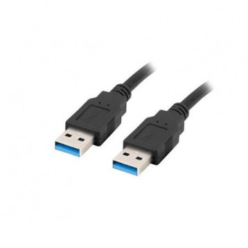 Kabel USB 3.0 Lanberg AM-AM 1,8m czarny Kabel USB 3.0 Lanberg AM-AM 1,8m czarny
