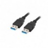 Kabel USB 3.0 Lanberg AM-AM 1,8m czarny