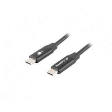 Kabel USB 2.0 Lanberg Type-C M/M 1,8m czarny premium QC 4.0 PD Kabel USB 2.0 Lanberg Type-C M/M 1,8m czarny premium QC 4.0 PD