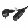 Kabel zasilający Lanberg CEE 7/7 -> IEC 320 C19 (serwerowy) 16A 1,8m VDE czarny