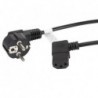 Kabel zasilający Lanberg CEE 7/7 -> IEC 320 C13 kątowy 1,8m VDE czarny
