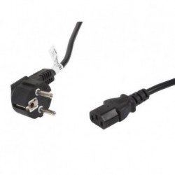 Kabel zasilający Lanberg CEE 7/7 -> IEC 320 C13 5m VDE czarny