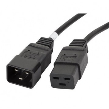 Przedłużacz kabla zasilającego Lanberg IEC 320 C19 -> C20 1,8m VDE czarny Przedłużacz kabla zasilającego Lanberg IEC 320 C19 -> C20 1,8m VDE czarny