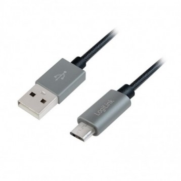 Kabel USB 2.0 LogiLink CU0132 USB A - micro USB B, M/M, 1m Kabel USB 2.0 LogiLink CU0132 USB A - micro USB B, M/M, 1m