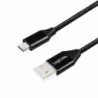 Kabel USB 2.0 LogiLink CU0144 USB A - micro USB B, M/M, czarny 1m