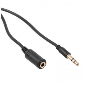 Kabel audio Maclean MCTV-823 miniJack 3,5mm (M) - miniJack 3,5mm (F), 15m, metalowy wtyk, czarny Kabel audio Maclean MCTV-823 miniJack 3,5mm (M) - miniJack 3,5mm (F), 15m, metalowy wtyk, czarny