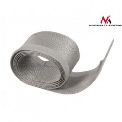 Organizator maskownica kabli Maclean MCTV-675 S 1.8m 85mm szara na rzep