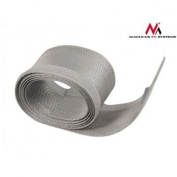 Organizator maskownica kabli Maclean MCTV-675 S 1.8m 85mm szara na rzep Organizator maskownica kabli Maclean MCTV-675 S 1.8m 85mm szara na rzep