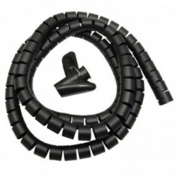 Organizator maskownica kabli Maclean MCTV-676 B czarna 25mm x 2m