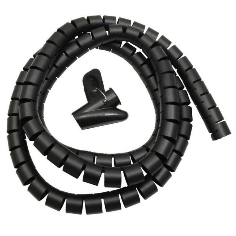 Organizator maskownica kabli Maclean MCTV-676 B czarna 25mm x 2m