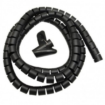 Organizator maskownica kabli Maclean MCTV-676 B czarna 25mm x 2m