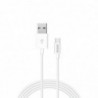 Kabel USB 2.0 Savio CL-126 USB A (M) - USB typ C (M) 5A, 1m, biały