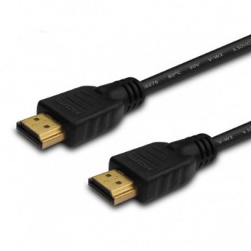 Kabel HDMI v1.4 Savio CL-37 1m, czarny, złote końcówki Kabel HDMI v1.4 Savio CL-37 1m, czarny, złote końcówki
