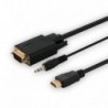 Kabel HDMI Savio CL-104 19pin męski - VGA męski 1,8m