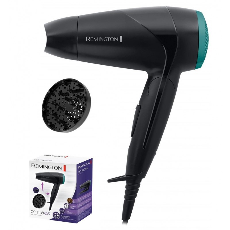 Suszarka do włosów Remington Compact On The Go D1500 | 2000W