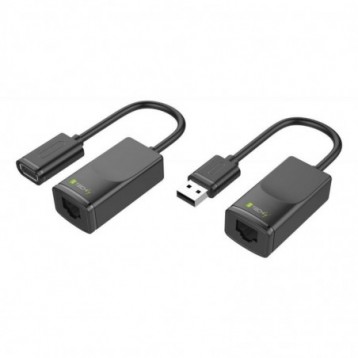 Extender Przedłużacz Techly USB do 60m po kablu sieciowym RJ45 Extender Przedłużacz Techly USB do 60m po kablu sieciowym RJ45