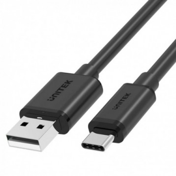 Kabel USB Unitek C14067BK USB-A 2.0 - USB-C, 1,5m Kabel USB Unitek C14067BK USB-A 2.0 - USB-C, 1,5m