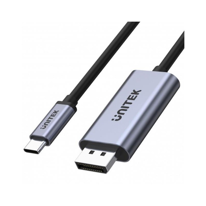 Kabel adapter Unitek V1409A USB-C - DP 1.2 4K@60Hz, 1,8m