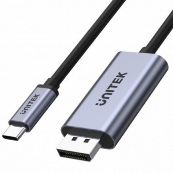 Kabel adapter Unitek V1409A USB-C - DP 1.2 4K@60Hz, 1,8m Kabel adapter Unitek V1409A USB-C - DP 1.2 4K@60Hz, 1,8m