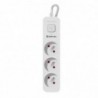 Listwa zasilająca Defender SFS 131 1,5 m, 3 gniazda, biała