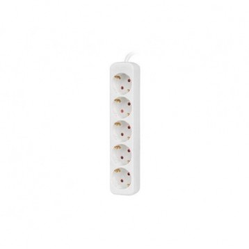Listwa przedłużacz Lanberg 3m biała 5x 230V Schuko, kabel wykonany z pełnej miedzi
