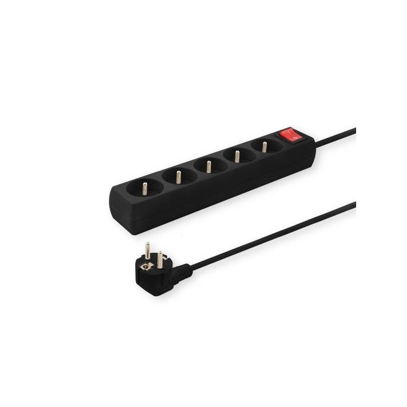 Listwa zasilająca Savio LZ-04, 6 gniazd 5m