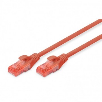 Patchcord DIGITUS UTP kat. 6 2m PVC czerwony Patchcord DIGITUS UTP kat. 6 2m PVC czerwony