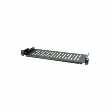 Półka do szafy 19" EFB-Elektronik 250mm, 1U, perforowana, czarna
