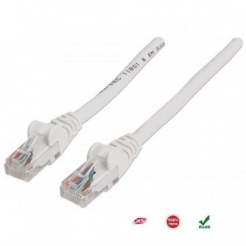 PatchCord 100% miedź Intellinet Cat.5e UTP, 0,5m, biały PatchCord 100% miedź Intellinet Cat.5e UTP, 0,5m, biały