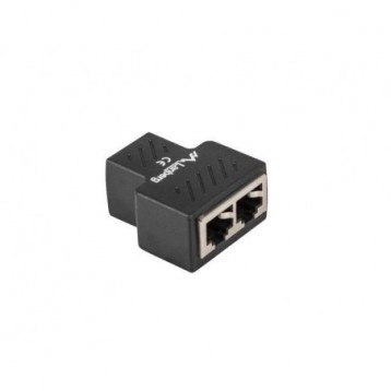 Adapter Lanberg złączka sieciowa spliter RJ-45 - RJ-45 X2 ekranowany Adapter Lanberg złączka sieciowa spliter RJ-45 - RJ-45 X2 ekranowany