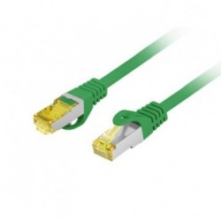 Patchcord Lanberg FTP kat.6A 0.5m LSZH CU fluke passed zielony