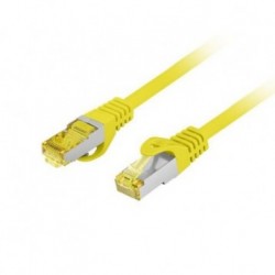 Patchcord Lanberg FTP kat.6A 0.50m LSZH CU fluke passed żółty