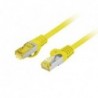 Patchcord Lanberg FTP kat.6A 0.50m LSZH CU fluke passed żółty