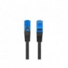 Patchcord Lanberg S/FTP kat.6A 2m LSZH CCA fluke passed czarny
