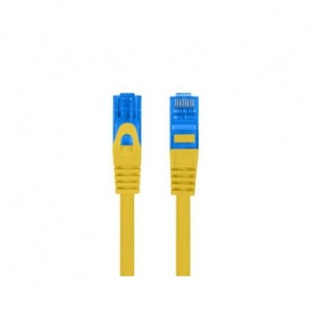 Patchcord Lanberg S/FTP kat.6A 1m LSZH CCA fluke passed żółty