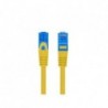 Patchcord Lanberg S/FTP kat.6A 1m LSZH CCA fluke passed żółty