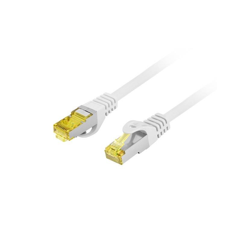Patchcord Lanberg S/FTP kat.6A 5m LSZH CU fluke passed szary