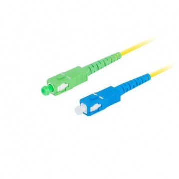 Patchcord światłowodowy Lanberg SM SC/APC-SC/UPC SIMPLEX 3.0mm SZH G657A1 1m żółty Patchcord światłowodowy Lanberg SM SC/APC-SC/UPC SIMPLEX 3.0mm SZH G657A1 1m żółty