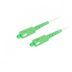 Patchcord światłowodowy Lanberg SM SC/APC-SC/APC SIMPLEX 3.0mm LSZH G657A2 10m biały