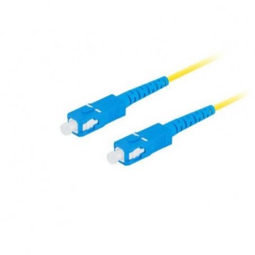 Patchcord światłowodowy Lanberg SM SC/UPC-SC/UPC SIMPLEX 3.0mm LSZH G657A1 5m żółty Patchcord światłowodowy Lanberg SM SC/UPC-SC/UPC SIMPLEX 3.0mm LSZH G657A1 5m żółty