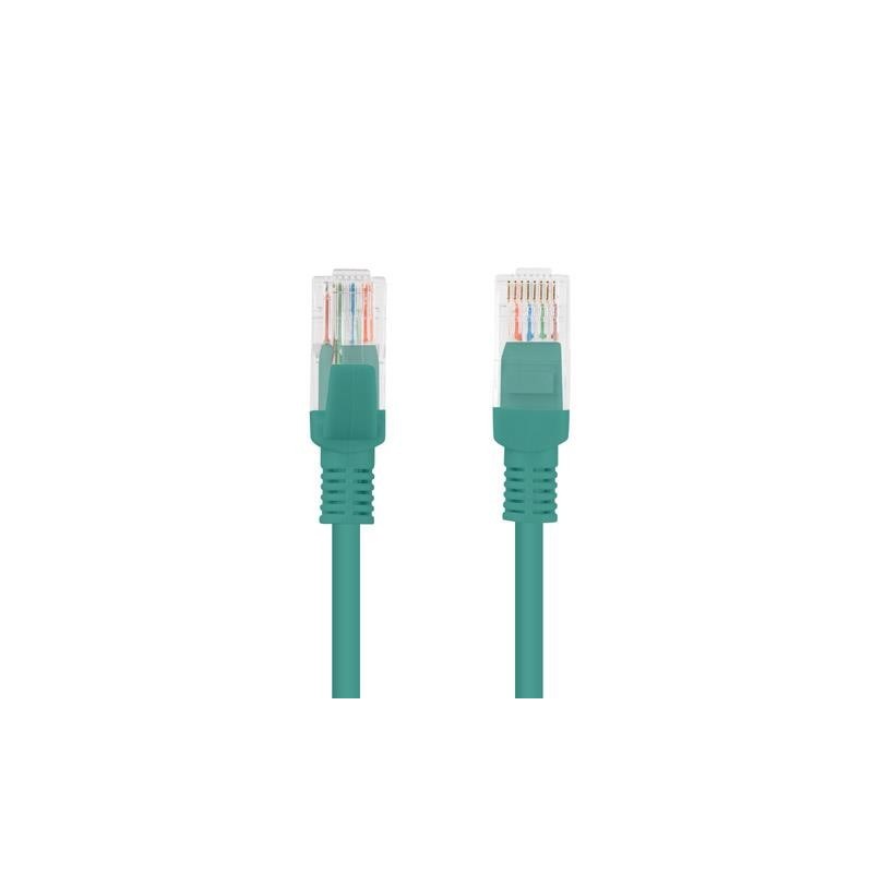 Patchcord Lanberg UTP kat.5e 20m zielony