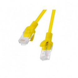 Patchcord Lanberg UTP kat.5e 0,5m żółty 10-Pack