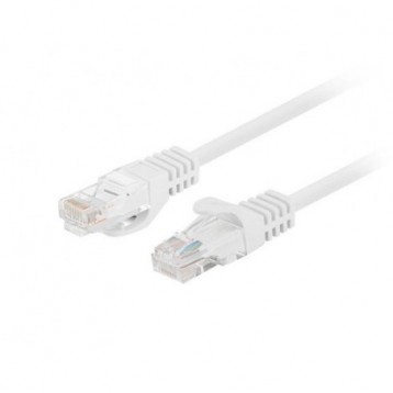 Patchcord Lanberg UTP kat.5e 0,5m biały 10-Pack