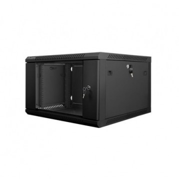 Szafa instalacyjna Rack wisząca 19" 6U 600x600 czarna Lanberg (flat pack)